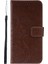 Samsung Galaxy S21 Fe-Brown Için Kelebekler ve Çiçek Basılı Deri Cüzdan Stand Tasarım Kılıfı (Yurt Dışından) 2