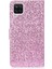 Samsung Galaxy A22 4g (Ab Versiyonu) Için El Kayışı ile Işıltılı Toz Ekleme Deri Cüzdan Standı Telefon Kasası (Yurt Dışından) 5