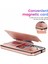 Kart Sahibi Çizilmeye Dayanıklı Pu Deri Kaplamalı Tpu Telefon Kılıfı Samsung Galaxy S22 Ultra 5g-Rose Gold Için Mandala Çiçek Kickstand Telefon Kapağı (Yurt Dışından) 5