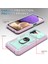 Slayt Kamera Koruyucusu Pc+Tpu Telefon Kılıfı Kickstand ve Samsung Galaxy A32 5G/M32 5g-Yeşil/pembe (Yurt Dışından) 5