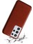 Samsung Galaxy S21 Ultra 5g-Brown Için Çılgın At Dokusu Anti-Fall Anti-Fall Deri Kaplamalı Pc Telefon Kılıfı (Yurt Dışından) 4