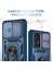 Slayt Kamera Kapağı Tasarım Hibrit Telefon Kılıf Kickstand Shell Samsung Galaxy A52S 5G/A52 4g/5g-Blue Için Kart Tutucu ile (Yurt Dışından) 2