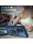 Slayt Kamera Kapağı Tasarım Hibrit Telefon Kılıf Kickstand Shell Samsung Galaxy A52S 5G/A52 4g/5g-Blue Için Kart Tutucu ile (Yurt Dışından) 3