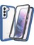 Samsung Galaxy S22+5G Telefon Kılıfı Pc+Tpu+Pet Ekran Koruyucu Her Şey Dahil Koruma Hibrit Kapak-Dark Mavi (Yurt Dışından) 1