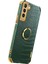 Samsung Galaxy S21 Fe 5g Timsah Doku 6d Elektroklokan Kickstand Telefon Kılıfı Pu Deri Kaplamalı Tpu Kapak Yeşili (Yurt Dışından) 3