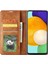 Samsung Galaxy A33 5g Fantasy Serisi Için Cilt Touch Seri Şok Geçirmez Anti-Sracratch Pu Deri Deri Stand Cüzdan Tarzı Telefon Kahverengi (Yurt Dışından) 2