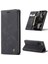 Samsung Galaxy A02S (166.5X75.9X9.2MM) Pu Deri Cüzdan Kasası Gizli Manyetik Absorpsiyon Standı Özellik Flip Cover-Black (Yurt Dışından) 1