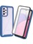 Samsung Galaxy A53 5g Için Pc+Tpu Hibrid Telefon Kılıfı, Pet Screen Koruyucu-Dark Mavi ile Tam Kaplama Tasarım (Yurt Dışından) 1