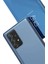 Samsung Galaxy A53 Için 5g Pencereyi Görüntüle Elektroplat Kaplama Kılıfı Pu Deri Stand Tam Vücut Koruyucu Ayna Flip Folio Cover-Black (Yurt Dışından) 5