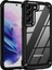 Samsung Galaxy S22+5G Için Cep Telefonu Kılıfı, Çizilmeye Dayanıklı Pc+Tpu Hibrit Koruyucu Kapak Kılıfı Kayış-Kara/siyah (Yurt Dışından) 1