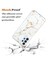 Samsung Galaxy A52 4G/A52 5G/A52S 5g Imd Tpu Tpu Tpu Geri Kapak Bırak-Kötü Mermer Desen Kılıf Vaka-Beyaz (Yurt Dışından) 5