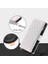 005 Samsung Galaxy A32 5G/M32 5g Fermuar Cep Tasarım Telefon Stand Cüzdan Pu Deri Kapak Rhombus Doku Koruyucu Kılıf Koruyucu Kılıf Strap-White (Yurt Dışından) 2
