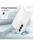 Samsung Galaxy S22+5G Şeffaf Damla Geçirmez Tpu Telefon Kılıfı Kamera Lens Koruma-Beyaz (Yurt Dışından) 3