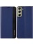 Samsung Galaxy S21 Fe 5g Pu Deri Stand Otomatik Emilim Anti-Drop Elektrapan Telefon Kapak Sapfire (Yurt Dışından) 1