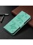 Samsung Galaxy A32 5G/M32 5g Baskı Kelebekleri Cüzdan Stand Flip Deri Telefon Green (Yurt Dışından) 4