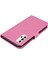 Baykuş Izi Rinestone Dekor Cüzdan Deri Kılıfı Samsung Galaxy A32 5G/M32 5g Stand Kabuk-Pembe (Yurt Dışından) 5