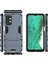 Samsung Galaxy A32 5G/M32 5g-Dark Mavi Için Görünmez Kickstand ile Plastik+Tpu Hibrit Telefon Kılıfı (Yurt Dışından) 4