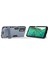 Samsung Galaxy A32 5G/M32 5g-Dark Mavi Için Görünmez Kickstand ile Plastik+Tpu Hibrit Telefon Kılıfı (Yurt Dışından) 5