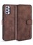 Samsung Galaxy A32 5G/M32 5g Case-Coffee Için Retro Tarzı Deri Cüzdan Standı Kapağı (Yurt Dışından) 1