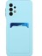 Samsung Galaxy A32 4g-Baby Mavi Için Kart Tutucu Kapağı ile Damla Dayanıklı Yumuşak Tpu Telefon Kılıfı (Yurt Dışından) 2
