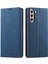 Samsung Galaxy S21 Fe-Blue Için Fantasy Serisi Skin Duygu Deri Kılıf (Yurt Dışından) 1
