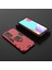 Samsung Galaxy A52 4G/5G/A52S 5g Serin Koruma Pc+Tpu Hibrid Telefon Kılıfı Kickstand-Red ile Shock Anti-Shock Telefon Kapağı (Yurt Dışından) 5