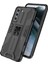 Samsung Galaxy S21 Fe-Black Için Kickstand ile Iyi Korumalı Şok Geçirmez Cep Telefonu Kasası Pc+Tpu Combo Kabuk (Yurt Dışından) 5