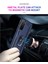Samsung Galaxy S21 Fe-Mavisi Için Finger Ring Kickstand ile Fall Anti-Fone Hibrid Pc+Tpu+Metal Kılıf Kapağı (Yurt Dışından) 5