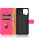 Samsung Galaxy A22 4g (Ab Versiyonu) Için Cilt Touch Pu Deri Koruyucu Telefon Kapak Stand Stand Cüzdan Kılıfı -Rose (Yurt Dışından) 5