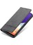 Samsung Galaxy A22 4g (Ab Versiyonu) Için Premium Pu Deri Otomatik Absorbed Manyetik Kapatma Stand Stand Stand Cüzdan Flip Kapak (Yurt Dışından) 5