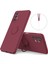 360 &#176; Döner Halka Kickstand Tasarımı Esnek Çevre Dostu Sıvı Silikon Telefon Koruyucu Kılıf Kabuk Samsung Galaxy A32 5G/M32 5g-Wine Kırmızı (Yurt Dışından) 1