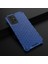 Samsung Galaxy A72 4g/5g Şok Geçirmez Tpu+Pc Hybrid Case-Mavi Için Petek Tasarım Telefon Kabuğu (Yurt Dışından) 3
