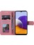 Samsung Galaxy A22 5g (Ab Versiyonu) Için Birleştirme Dikişli Pu Deri Kılıf Stand Koruyucu Kapak (Yurt Dışından) 4