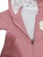 Baby 8333NY Kız Bebek Waffle Çiçekli Gül Kurusu Üçlü Takım 5
