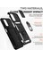 Samsung Galaxy A32 5G/M32 5g Slayt Kamera Koruyucu Yüzük Kickstand Case Pc+Tpu Cep Telefonu Kapak Black (Yurt Dışından) 5