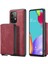 Samsung Galaxy A33 Için 5g Fermuar Cüzdan Kickstand Telefon Kasası Çıkarılabilir Manyetik Emilim Deri Kaplamalı Tpu Kapak-Kırmızı (Yurt Dışından) 1