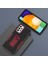 Samsung Galaxy A52 4G/5G/A52S 5g Kickstand Sabit Pc+Araba Montajı Metal Sac Black/wine Red ile Yumuşak Tpu Telefon Kılıfı (Yurt Dışından) 5