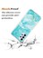 Samsung Galaxy A52 4G/A52 5G/A52S 5g Imd Tpu Tpu Tpu Geri Kapak Damla Geçirmez Mermer Desen Kılıf Yeşili (Yurt Dışından) 5