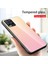 Realme 8/8 Pro-Altın/pembe Için Bicolor Gradyan Tasarımı ile Ince Çizgili Esnek Kalite Temperli Cam Kasa (Yurt Dışından) 4