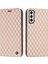 Samsung Galaxy S22+5G Rfıd Engelleme Pu Deri Flip Stant Önleme Karşıtı Kapak Rhombus Kabartma Litchi Dokusu Telefon Cüzdanı Kasa Sarısı (Yurt Dışından) 1