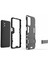 Samsung Galaxy A32 5G/M32 5g-Black Için Görünmez Kickstand ile Plastik+Tpu Hibrit Telefon Kılıfı (Yurt Dışından) 3