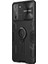 Samsung Galaxy S21 Için Camshield Zırh Kılıfı 5g 5g Anti-Cratch Pc+Tpu Hibrit Kabuk ile Halka Şekli Kickstand-Black (Yurt Dışından) 3