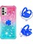 Samsung Galaxy A32 5G/M32 5g-Pink/bebek Mavisi Için Ring Kickstand Tpu Kabuğu ile Şok Geçirmez Gradyan ve (Yurt Dışından) 2