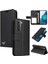 Gq.utrobe Cüzdan Stand Tasarım Deri Kapak Samsung Galaxy S21 Için Metal Dikdörtgen Dekor Plus 5g-Black (Yurt Dışından) 1