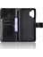 Çılgın At Deri Deri Telefon Cüzdan Stand Kapak Kabuğu Samsung Galaxy A32 5G/M32 5g-Black (Yurt Dışından) 3