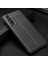Esnek Tpu Litchi Doku Cep Telefonu Samsung Galaxy S21 Fe-Black Için Geri Kılıf Kapağı (Yurt Dışından) 2