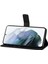 Samsung Galaxy S21 Fe-Black Için Kayış ile Baskılı Çiçek Mıknatıs Toka Deri Koruyucu Kılıf (Yurt Dışından) 4