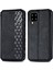 Samsung Galaxy A22 4g (Ab Versiyonu) Için Otomatik Emici Eşkenar Deri Telefon Kapağı Kasası (Ab Versiyonu) -Black (Yurt Dışından) 1
