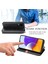 Samsung Galaxy A22 4g (Ab Versiyonu) Için Otomatik Emici Eşkenar Deri Telefon Kapağı Kasası (Ab Versiyonu) -Black (Yurt Dışından) 3