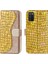 Samsung Galaxy A02S (166.5X75.9X9.2MM) Için Işıltılı Toz Ekleme Timsah Cilt Deri Cüzdan Kasası (Yurt Dışından) 1